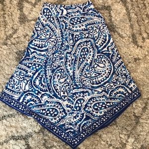 Chico’s Blue and White Skirt